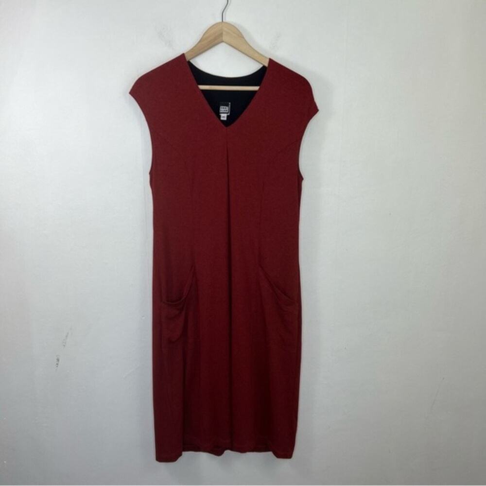 Anni Kuan Burgundy Fair Trade Dress Size Medium